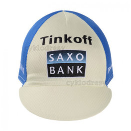 BONAVELO Czapka kolarska - TINKOFF SAXO - niebieski/biały