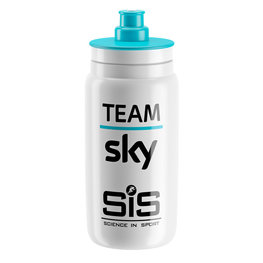 Bidon kolarski - TEAM SKY 2018 550 ml - biały/jasnoniebieski