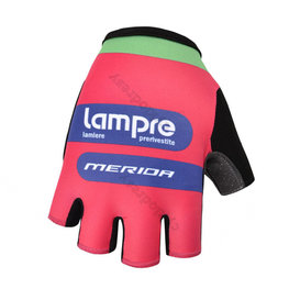 BONAVELO Kolarskie rękawiczki z krótkimi palcami - LAMPRE - różowy