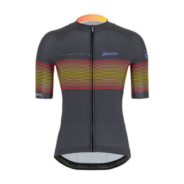 SANTINI Koszulka kolarska z krótkim rękawem - LA VUELTA 2020 - czarny