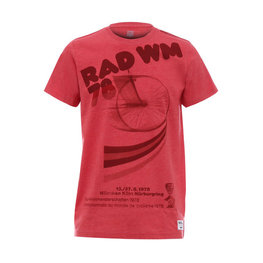 SANTINI Kolarska koszulka z krótkim rękawem - UCI STORY - czerwony/kolorowy