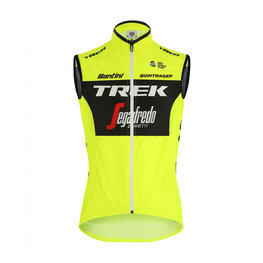 SANTINI Kamizelka kolarska - TREK 2019 LIGHT WIND - żółty/czarny