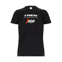 SANTINI Kolarska koszulka z krótkim rękawem - TREK 2019  - czarny