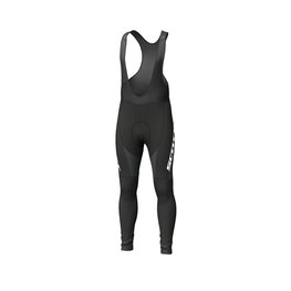 SCOTT Długie spodnie kolarskie z szelkami - RC AS WINTER - czarny/żółty