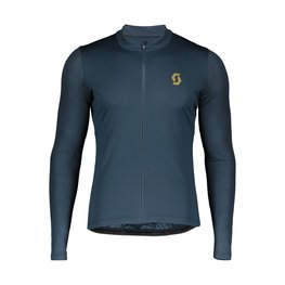 SCOTT Letnia koszulka kolarska z długim rękawem - ENDURANCE 10 SUMMER - niebieski