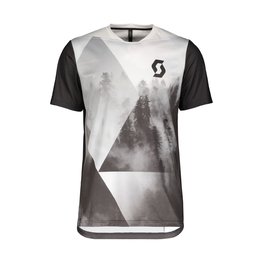 SCOTT Koszulka kolarska z krótkim rękawem - TRAIL FLOW PRO - biały/szary