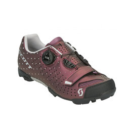 SCOTT Buty rowerowe - MTB COMP BOA LADY - srebrny/bordowy