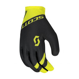 SCOTT Kolarskie rękawiczki z długimi palcami - RC TEAM LF - żółty/czarny