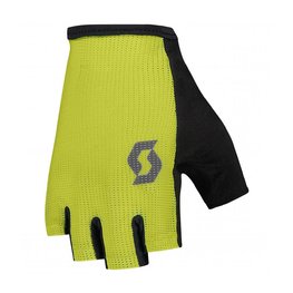 SCOTT Kolarskie rękawiczki z krótkimi palcami - ASPECT SPORT GEL SF - czarny/żółty