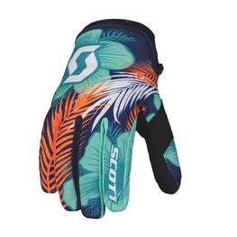 SCOTT Kolarskie rękawiczki z długimi palcami - 250 SWAP - pomarańczowy/jasnoniebieski