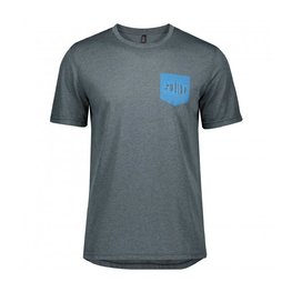 SCOTT Kolarska koszulka z krótkim rękawem - TRAIL FLOW DRI - niebieski