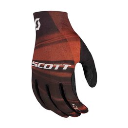 SCOTT Kolarskie rękawiczki z długimi palcami - RC PRO LF - biały/czerwony/czarny