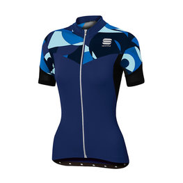 SPORTFUL Koszulka kolarska z krótkim rękawem - PRIMAVERA LADY - niebieski