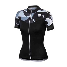 SPORTFUL Koszulka kolarska z krótkim rękawem - PRIMAVERA LADY - biały/czarny