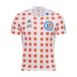 Koszulka kolarska z krótkim rękawem - TOUR DE FRANCE 2019 - czerwony/biały