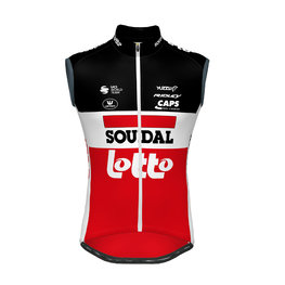 Kamizelka kolarska - LOTTO SOUDAL 2020 - czerwony/czarny/biały