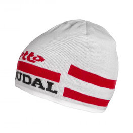 Czapka kolarska - LOTTO SOUDAL 2019 - biały/czerwony